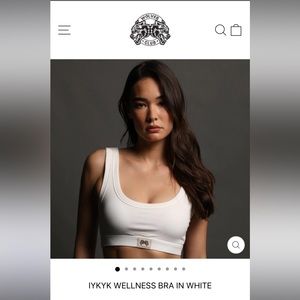 Darc Sport IYKYK Wellness Bra White